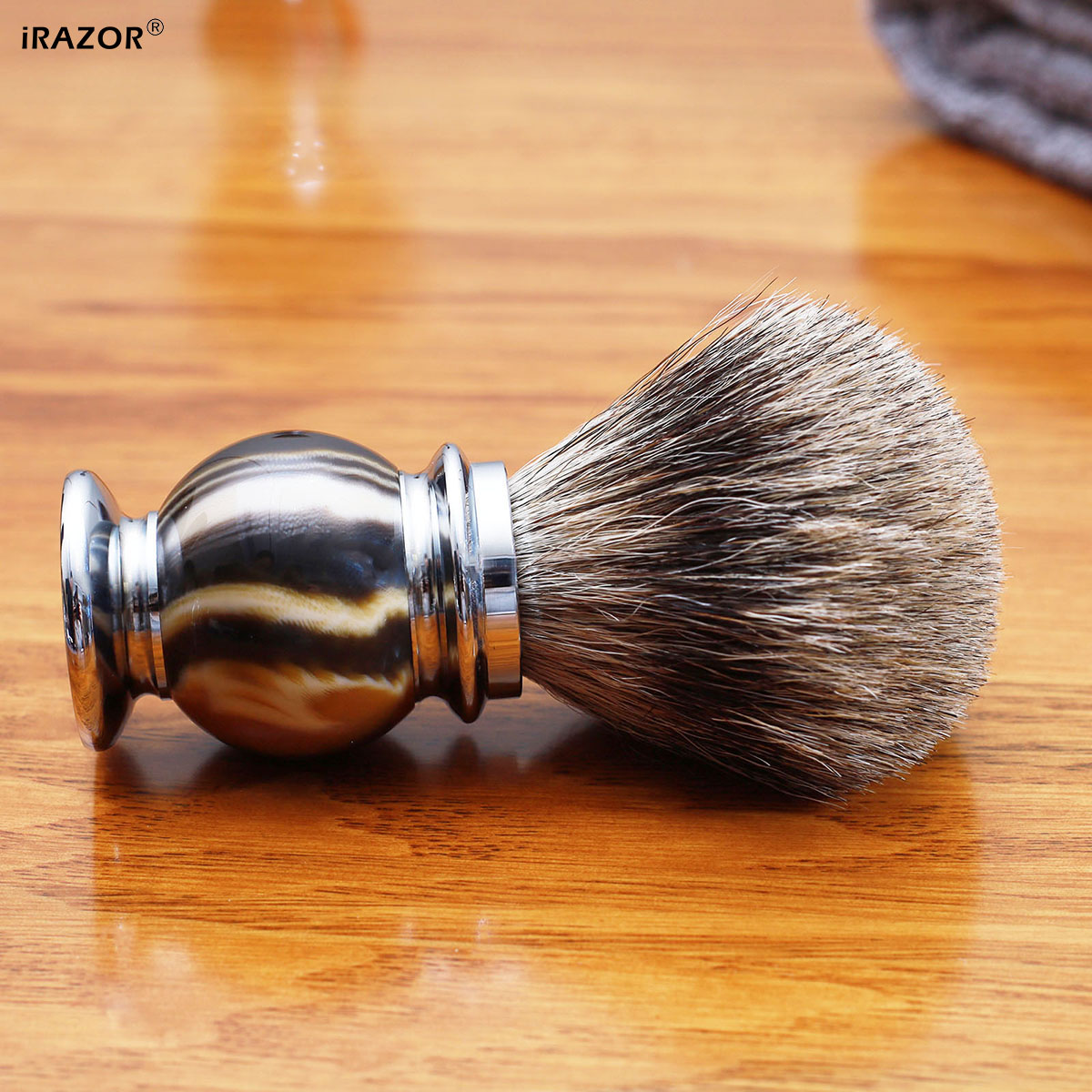 فرشاة حلاقة iRAZOR Silvertip ل - مراجعة Mens Grooming Barber وسعره