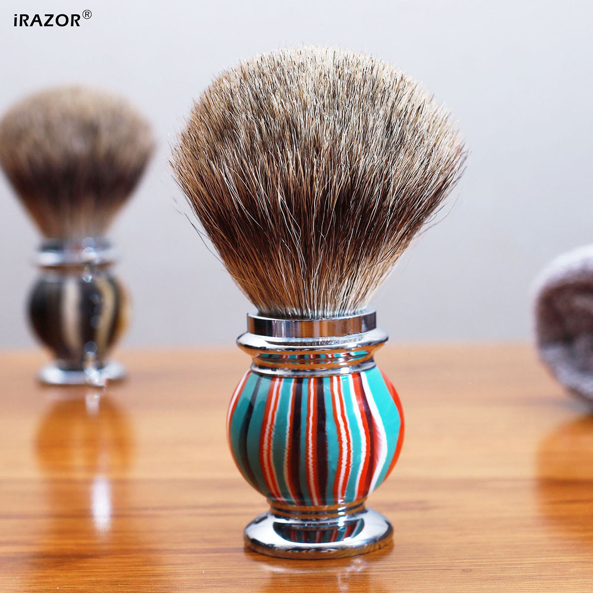 فرشاة حلاقة iRAZOR Silvertip ل - مراجعة Mens Grooming Barber وسعره